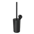 Geesa Opal brosse wc avec support - Brushed Metal Black
