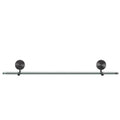 Geesa Opal tablette de salle de bains 60 cm - Brushed Black Metal