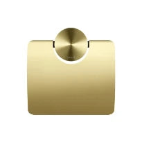 Geesa Opal porte-rouleau papier toilette avec rabat - Brushed Gold