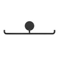 Geesa Opal porte-rouleau double - Black