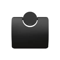 Geesa Opal porte-rouleau avec couvercle - Black