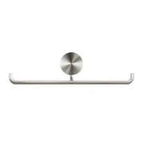 Geesa Opal porte-rouleau papier toilette double avec rabat - Brushed Stainless Steel