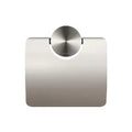 Geesa Opal porte-rouleau avec couvercle - inox brossé