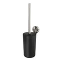 Geesa Opal brosse wc avec support - Brushed Stainless Steel