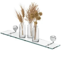Geesa Opal tablette de salle de bains 60 cm - chromé