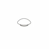Pressalit WSS tampon à enfoncer pour couvercle - rond - noir