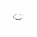 Pressalit WSS tampon à enfoncer pour couvercle - rond - gris a4075