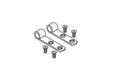 Pressalit WSS jeu de pentures avec vis p.couvercle inoxydable a9108