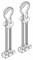 Pressalit WSS pièces détachées pour charnière avec cheville basculante (2xa9233)