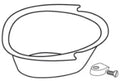 Pressalit WSS conduit protecteur plastique mat transparent - 50 mm