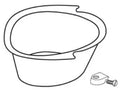 Pressalit WSS conduit protecteur plastique mat transparent - 100 mm
