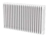 Stelrad Column radiateur rétro H300xT03xL624 430 W (EN442 75/65/20) - Ral 9016 blanc signalisation