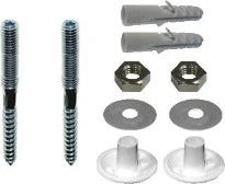 DBJ Set de fixation pour lave-mains, jeu de fixation lave-mains M8 x 110 mm