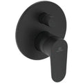 Ideal Standard Alu+ Mitigeur bain/douche (partie apparente) - noir mat