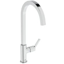 Ideal Standard Gusto mitigeur evier monotrou bec tube C carre - Chromé