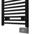 Procasa Balneo radiateur sèche-serviette électrique 1763 x 495 mm - 1000 Watt - noir mat - NT180