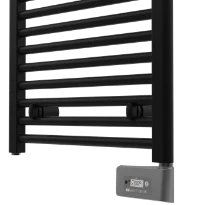 Procasa Balneo radiateur sèche-serviette électrique 1763 x 585 mm - 1000 Watt - noir mat - NT180