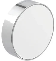 Geberit WSS rosace Split pour garniture de baignoire avec actionnement rotatif: blanche, chromé brillant