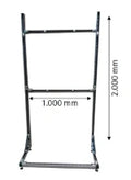Walraven GWK console universel auto-portante 2000 x 1000 mm pour chaudière mural