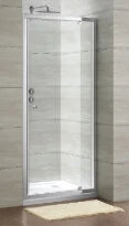 Procasa Free Basic porte de douche pivotante 900 x 1900 mm transparent - chromé