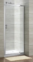 Procasa Free Basic porte de douche pivotante 800 x 1900 mm transparent - chromé