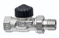Heimeier robinet de radiateur 1/2 droit nickelé-pour thermostat