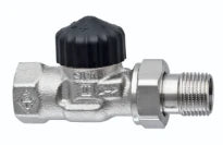 Heimeier robinet de radiateur 1/2 droit nickelé-pour thermostat