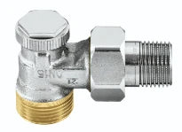 RACCORD DE RADIATEUR HEIMEIER REGUTEC 3/4 equerre dn15(1/2") nickele