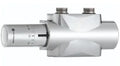 Heimeier Multilux bloc-H 4 chromé set avec tête thermostatique Halo