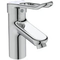 Ideal Standard CeraPlus 2 mitigeur lavabo sans vidage avec antivol brise-jet laminaire et poignée ouverte de 140 mm - chromé