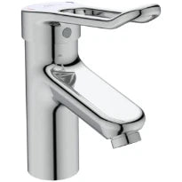 Ideal Standard CeraPlus 2 mitigeur lavabo sans vidage avec antivol brise-jet laminaire et poignée ouverte de 140 mm - chromé