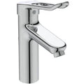 Ideal Standard CeraPlus 2 mitigeur lavabo Grande avec vidage avec antivol brise-jet laminaire et poignée ouverte de 140 mm - chromé