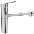IDEAL STANDARD Ceraflex Kitchen Mitigeur cuisine avec bec haut attaché et BlueStart Technology pour chauffe-eau basse pression  chromé