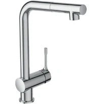 Ideal Standard CeraLook mitigeur cuisine avec bec-L hautet douchette 1F, basse pression chromé