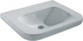 Ideal Standard Non Residential - Contour 21 lavabo pour personnes handicapées 600 x 555 mm - blanc - sans trou de robinet - sans trop-plein