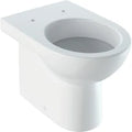 Geberit Selnova WC au sol à fond creux , à fleur de paroi, sortie horizontale, forme semi-fermée: Blanc