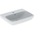 Geberit Selnova Square lavabo 550 x 440 mm - blanc - avec trou de robinet - avec trop-plein
