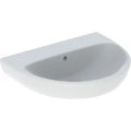Geberit Selnova lavabo 600 x 480 mm - blanc - sans trou de robinet - avec trop-plein