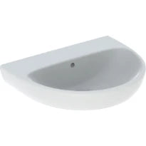 Geberit Selnova lavabo 600 x 480 mm - blanc - sans trou de robinet - avec trop-plein