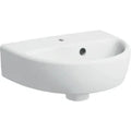 Geberit Selnova lave-mains 360 x 290 x 150 mm - blanc - avec trou de robinet - avec trop-plein