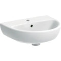 Geberit Selnova lave-mains 450 x 370 x 170 mm - blanc - avec trou de robinet - avec trop-plein