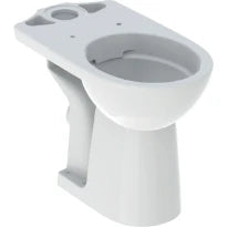 Geberit Selnova Comfort cuvette à poser rehaussée Rimfree sortie PK sans bride - blanc - à fond creux (sans réservoir)