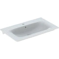 Geberit Selnova Square meuble lavabo 600 x 480 mm - blanc - avec trou de robinet - avec trop-plein