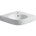 Geberit Selnova Compact lavabo d'angle 500 x 500 mm - blanc - avec trou de robinet - avec trop-plein