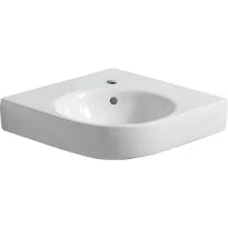 Geberit Selnova Compact lavabo d'angle 500 x 500 mm - blanc - avec trou de robinet - avec trop-plein