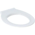 Geberit Selnova Lunette de WC Comfort adapté PMR, antibactérien, fixation par le dessus: Blanc