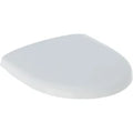 Geberit Selnova Siège de WC Compact, fixation par le dessus: Mécanisme softclose=Oui, Charnières Quick Release=Non, Fixation=Par le haut, Blanc / Brillant