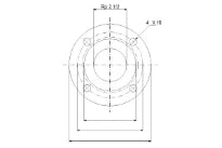 BRIDE GRUNDFOS "FLANGE CPL RP 2.5"" - PN16"