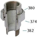 Atusa Galva 341 raccord union droit joint conique MF 2 1/2 x 2 1/2