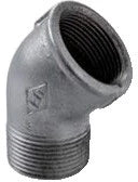 Atusa Galva 121 coude 45° MF 3 x 3